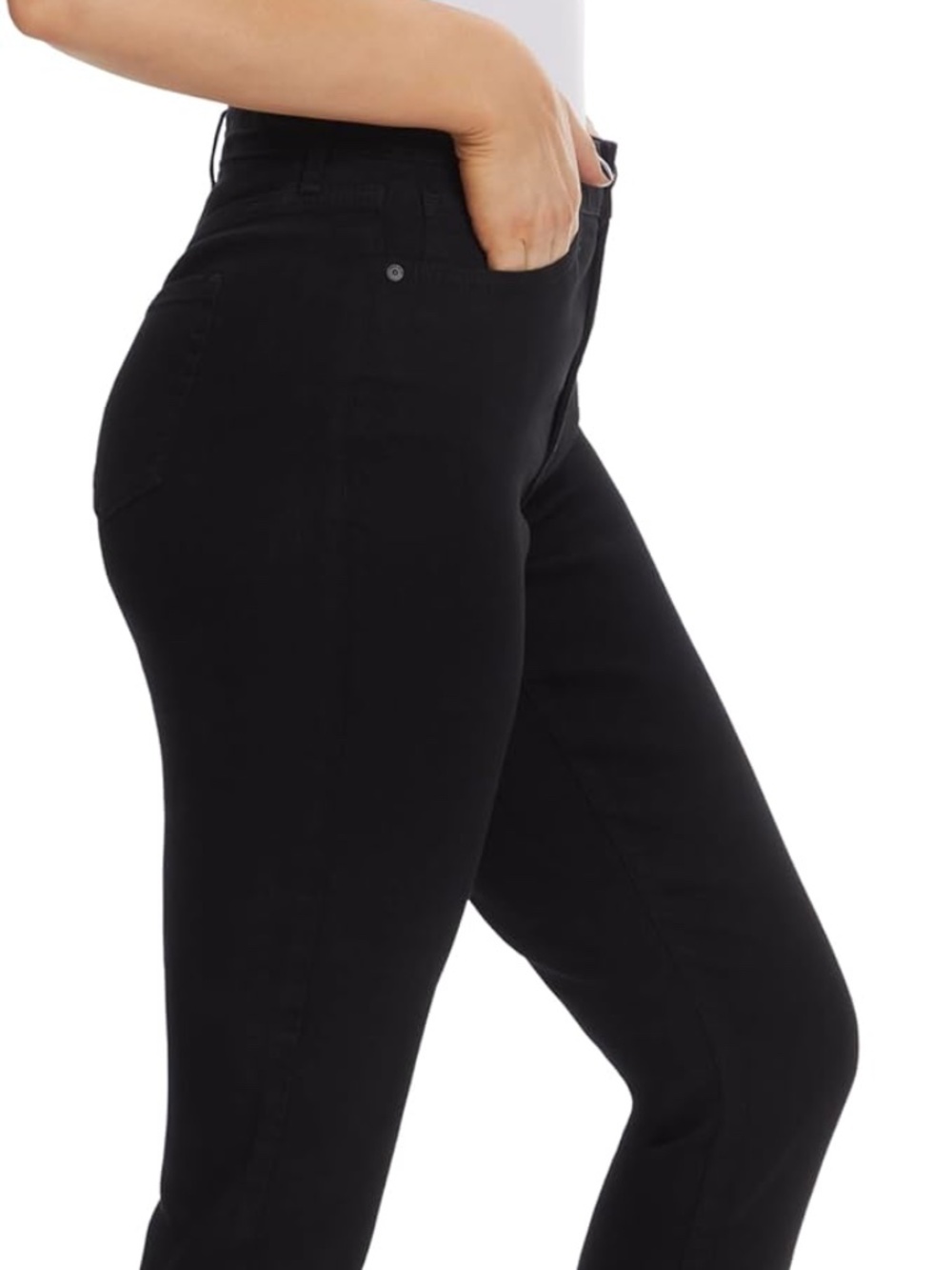 NWT NINE WEST  Sz 4 - High Rise cigarette high-rise skinny stretch black